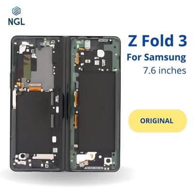 LCD Screen Replacement Assembly with Frame for Samsung Galaxy Z Fold 3