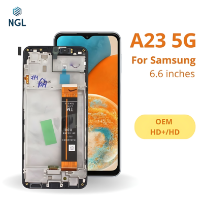 LCD Screen Replacement Assembly with Frame for Samsung Galaxy A23 5G