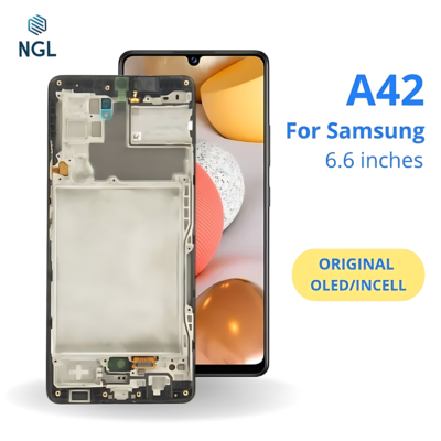 LCD Screen Replacement Assembly with Frame for Samsung Galaxy A42
