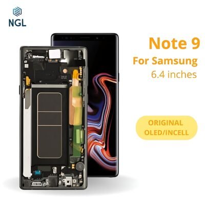 LCD Screen Replacement Assembly with Frame for Samsung Galaxy Note 9
